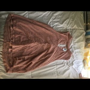 Society girl Pink blouse, barley worn